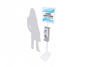 REIT-907 Hand Sanitizer Stand w/ Graphic